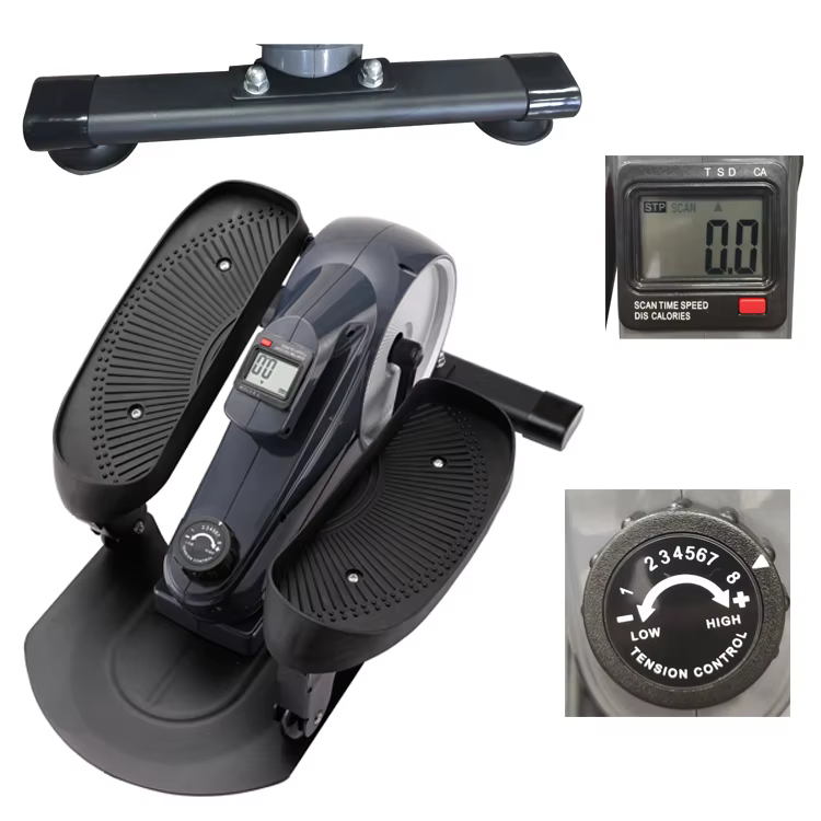 New Trend Home Use Mini Elliptical Trainer Desk Cycle Fitness Bike for Gym — image 6