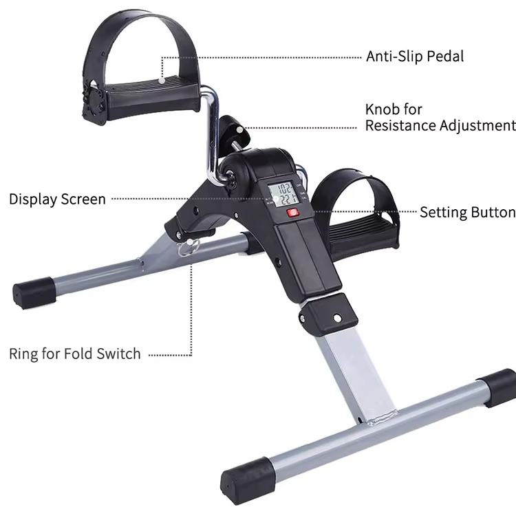 Wholesale Price Cardio Exercise Bike Portable Office Use Mini Motorized Gym Exercise Bike — image 5