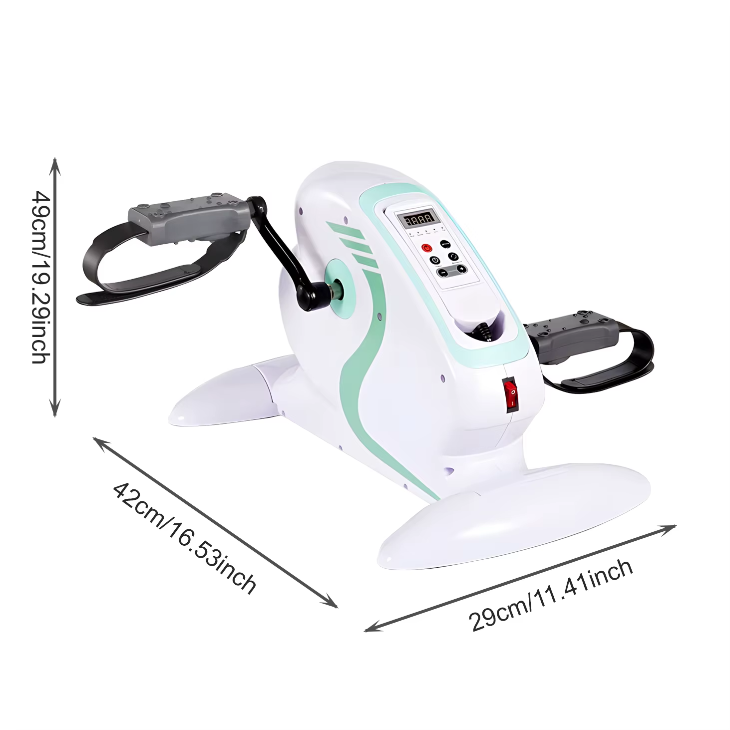 Electric Pedal Exerciser Rehabilitation Training 70w Ecofriendly Mini Exercise Bike for Elderly — image 2