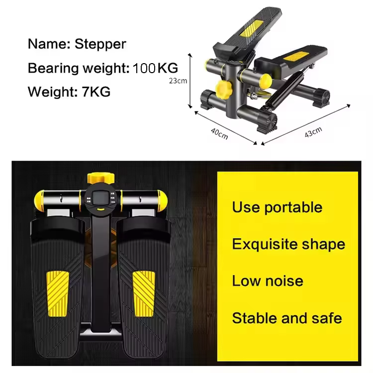 Premium Quality Stepper Machine Resistance Training Portable Exercise Stepper With Lcd Monitor — image 5