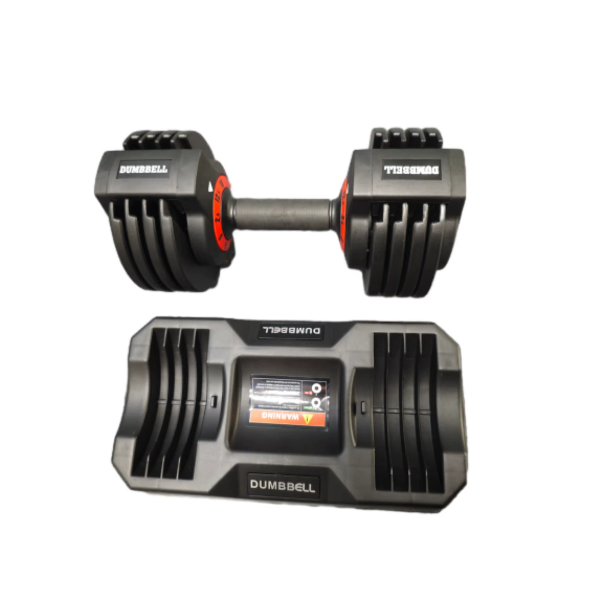 Home Fitness Adjustable Dumbbell 27.5LB Dumbbell Weights Adjust With Anti-Slip Handle for Full-Body Home Workouts — image 2