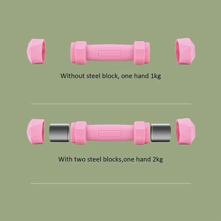 Competitive Price 8.8lb Steel Plastic Dumbbell Set Smart Training Dumbbells for Sale — image 6