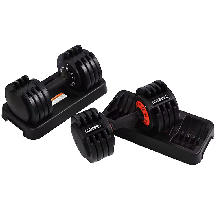Low Price Dumbells Strength Exercise Equipment Home Use Free Weight Adjustable Dumbells — image 2