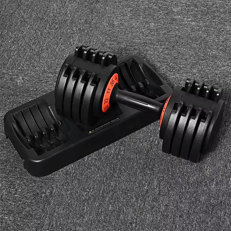 Low Price Dumbells Strength Exercise Equipment Home Use Free Weight Adjustable Dumbells — image 6