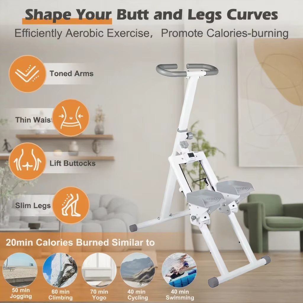 Exercise Foldable Climber Cardio Machine Home Use Fitness Equipment Vertical Stair Climbing Machine — image 3