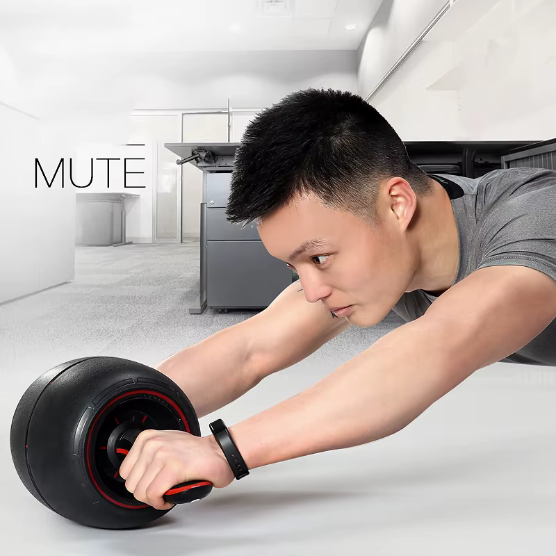 Multi-Functional Ab Wheel Roller Non-Slip Fitness Gym Exercise  Automatic Rebound Function Abdominal Wheel Roller — image 3