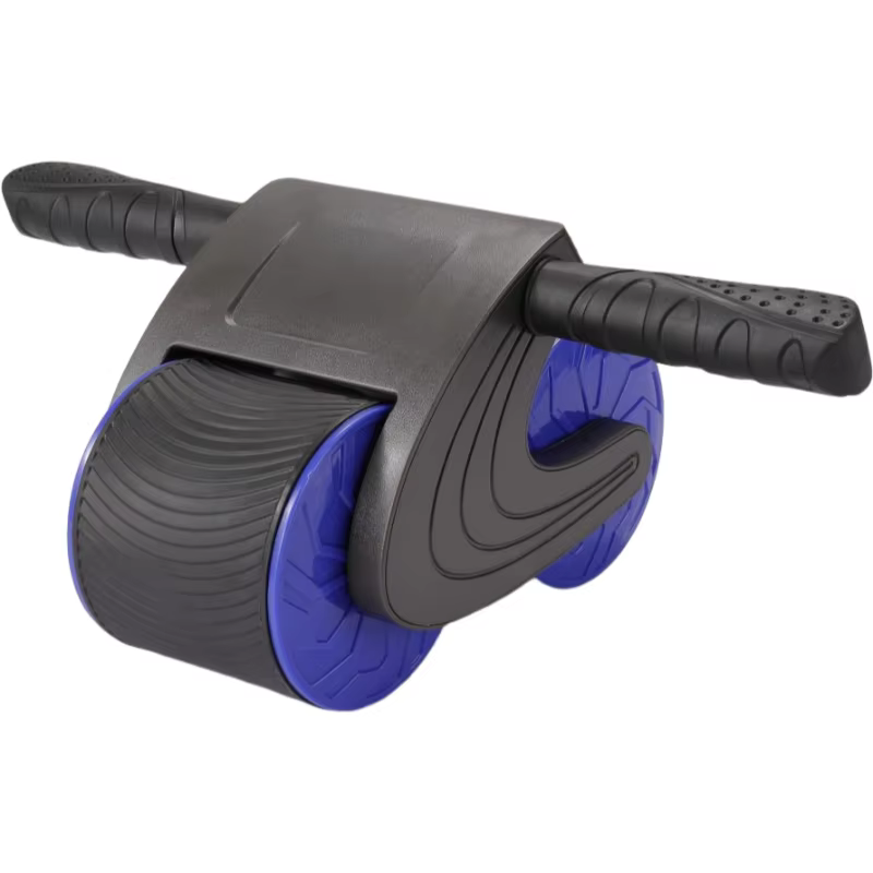 Factory Wholesale Exercise Core Sports AB Wheel Roller Double Blue AbRoller Wheel for Abdominal — image 2