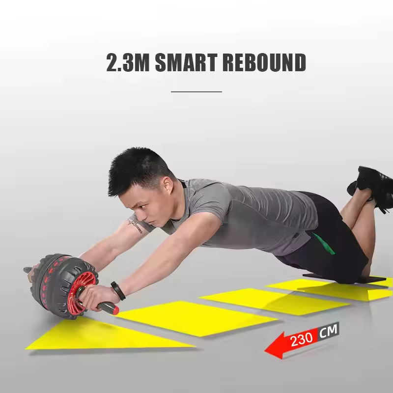 High Quality Abs Roller Wheels Workout Equipment Unisex Sports Abdominal Wheel Roller — image 2
