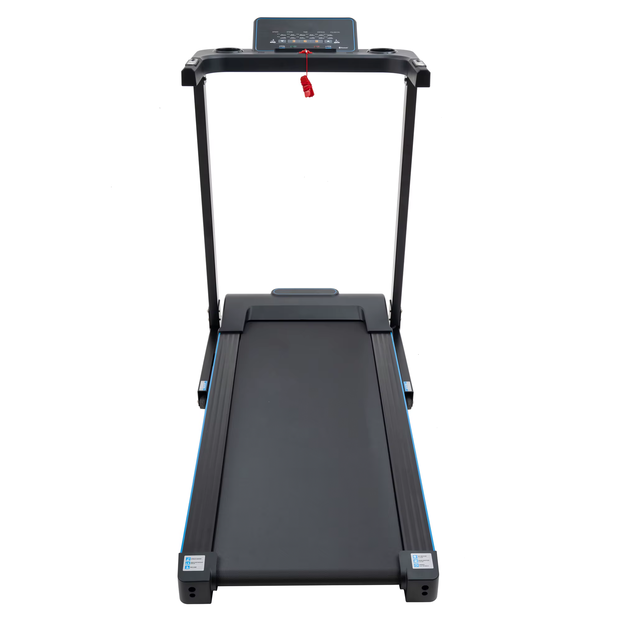 Shock-absorbing and Silent Folding Electric Treadmill Treadmill Machine Foldable for Home Use with Incline — image 3