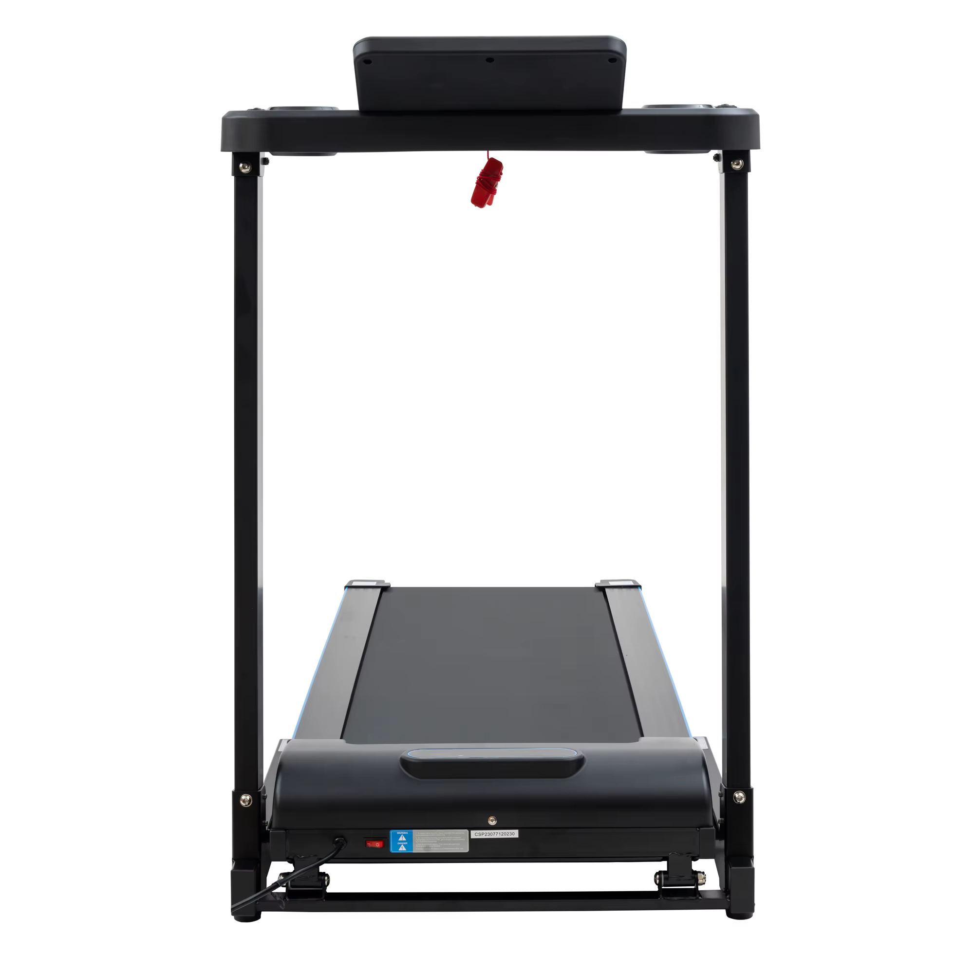 Shock-absorbing and Silent Folding Electric Treadmill Treadmill Machine Foldable for Home Use with Incline — image 5