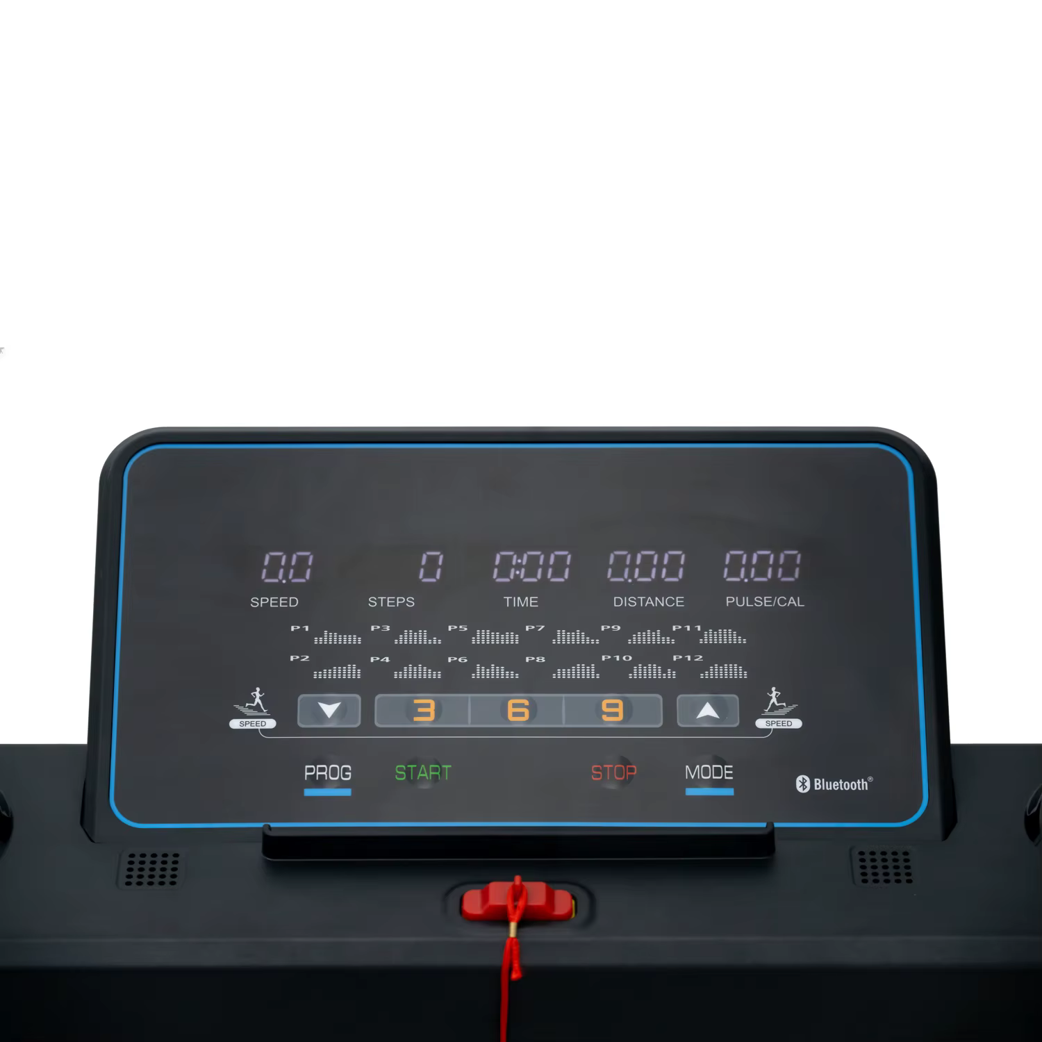 Shock-absorbing and Silent Folding Electric Treadmill Treadmill Machine Foldable for Home Use with Incline — image 6