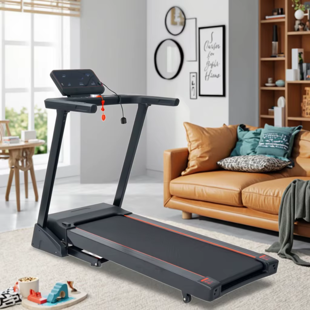 High Quality High Power Factory Wholesale Foldable Treadmill with Incline for Home Use — image 2