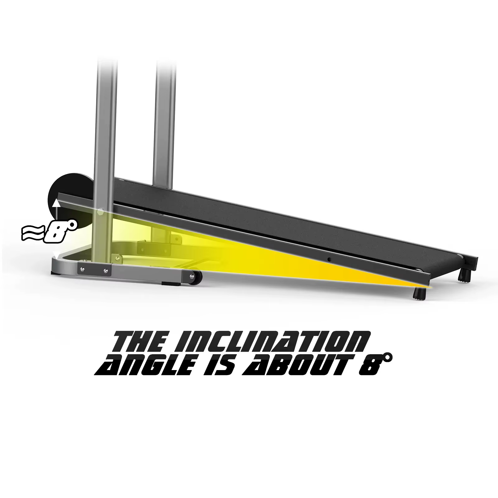 Lightweight and Collapsible for a Better Price Walking Pad Treadmill Foldable Underdesk Treadmill — image 3