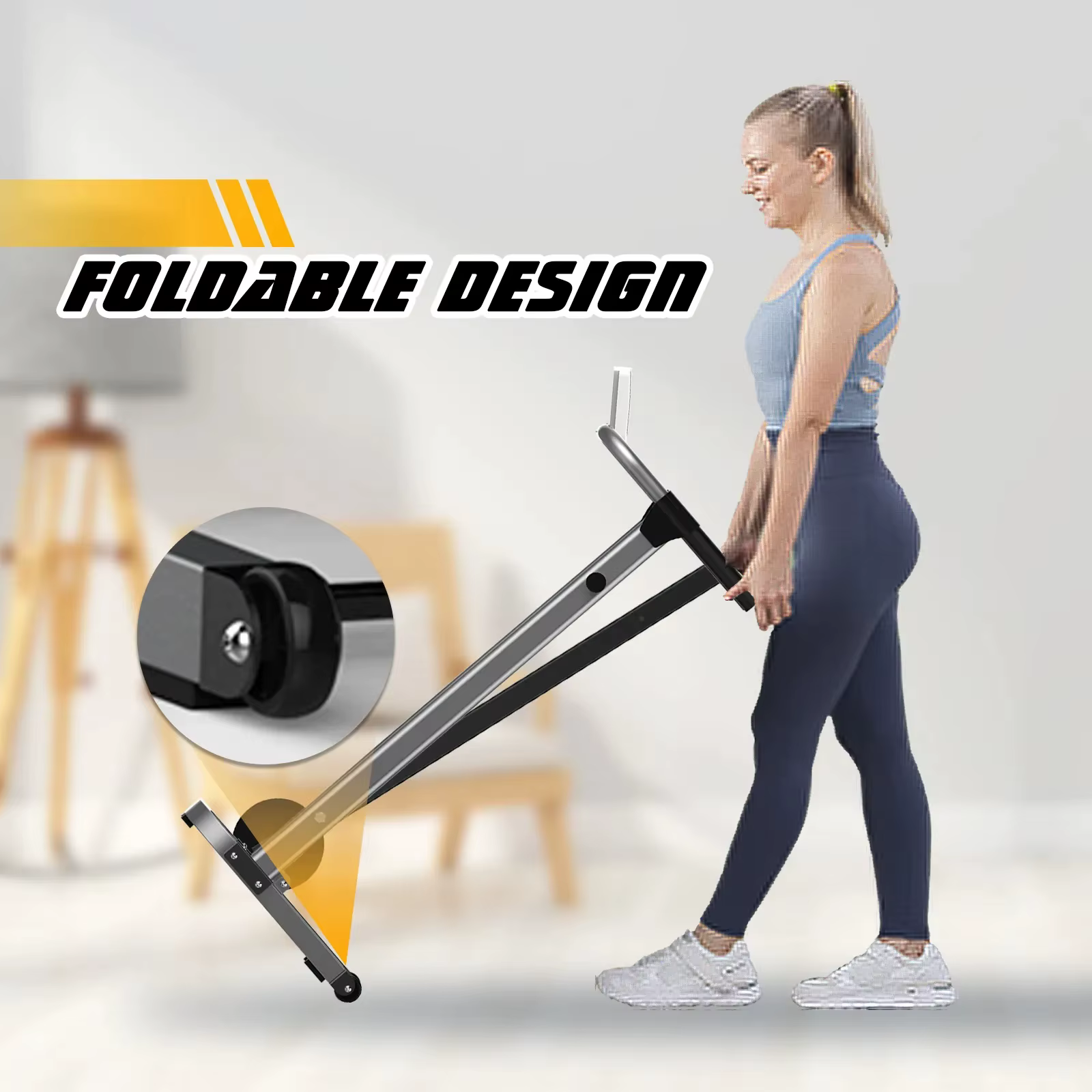 Lightweight and Collapsible for a Better Price Walking Pad Treadmill Foldable Underdesk Treadmill — image 6
