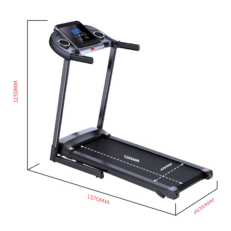 Gymbopro Folding Treadmills for Home, Foldable Electric Treadmill with LCD Display, Lightweight Compact Treadmill Fitness — image 2