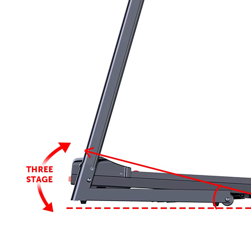 Gymbopro Folding Treadmills for Home, Foldable Electric Treadmill with LCD Display, Lightweight Compact Treadmill Fitness — image 3