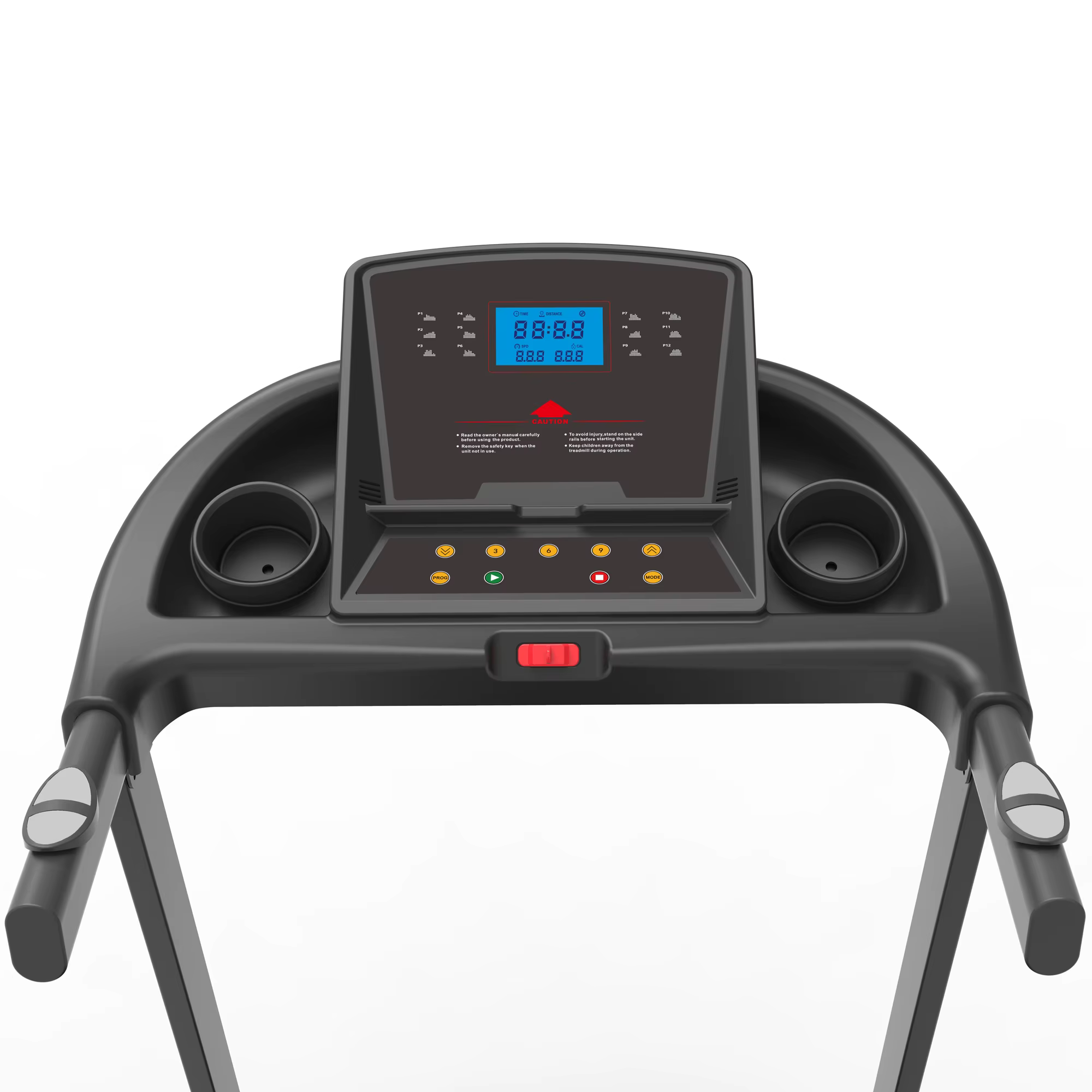 Shock Absorption Enhanced Stability Electric Treadmill Incline Treadmill Machine for Home — image 2