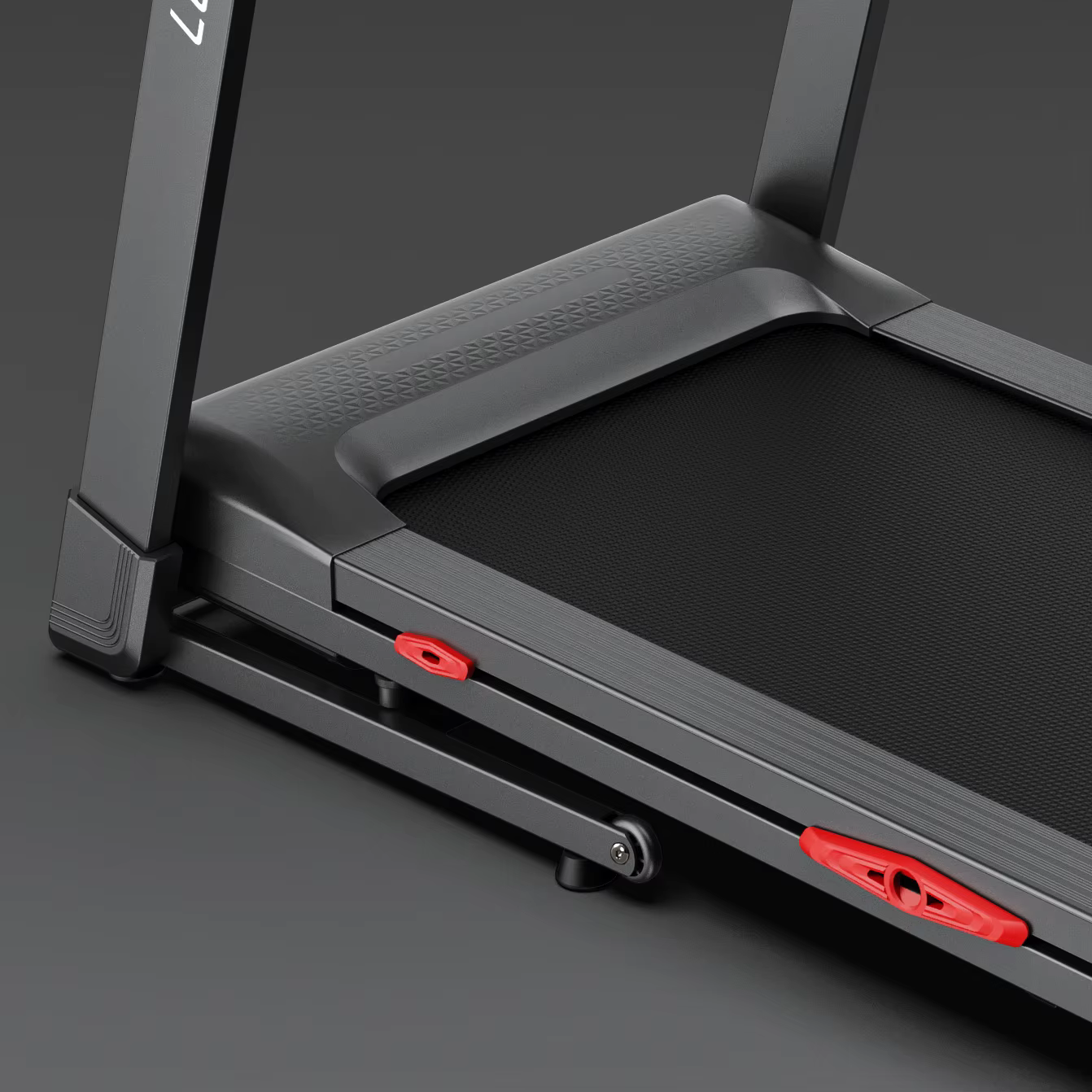 Shock Absorption and Noise Reduction High Quality Treadmill Machine Foldable Treadmill with Incline — image 3