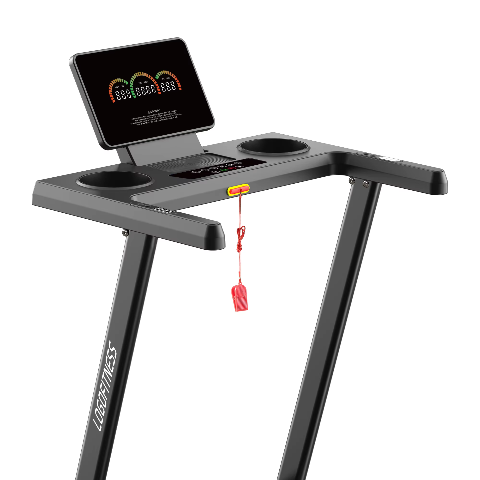 Gymbopro High-quality Customised LOGO Foldable Portable Treadmill Machine with Incline for Home — image 2