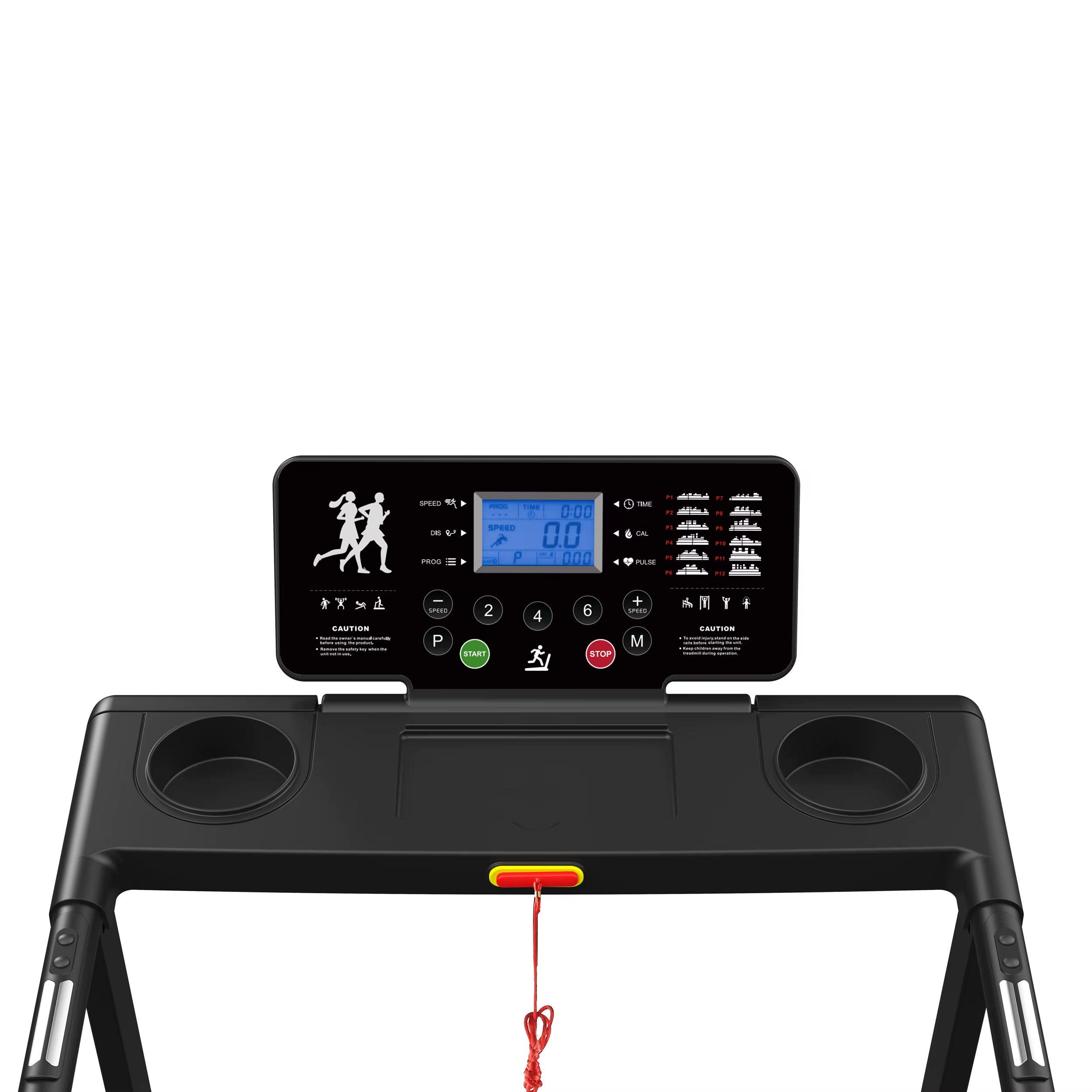 Gymbopro High-Density Shock-Absorbing Running Board Folding Running Machine Fitness for Home — image 5