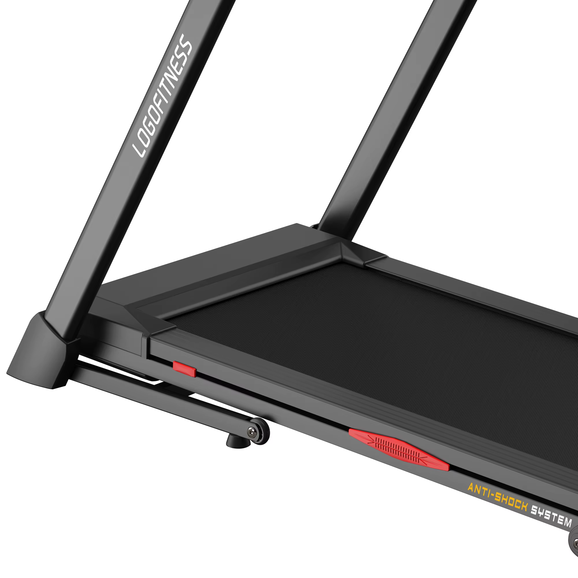 Gymbopro New Design High-Quality Shock Absorption Foldable Electric Treadmill Machine with Incline for Home Indoor — image 3