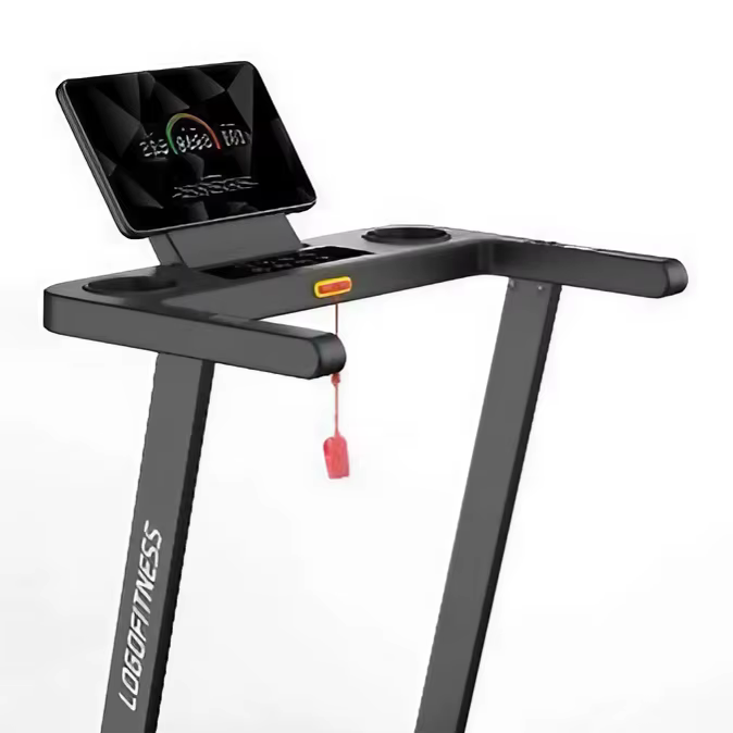 Portable with Safety Lock and Custom logo Foldable Treadmill Machine for Home Gym — image 3