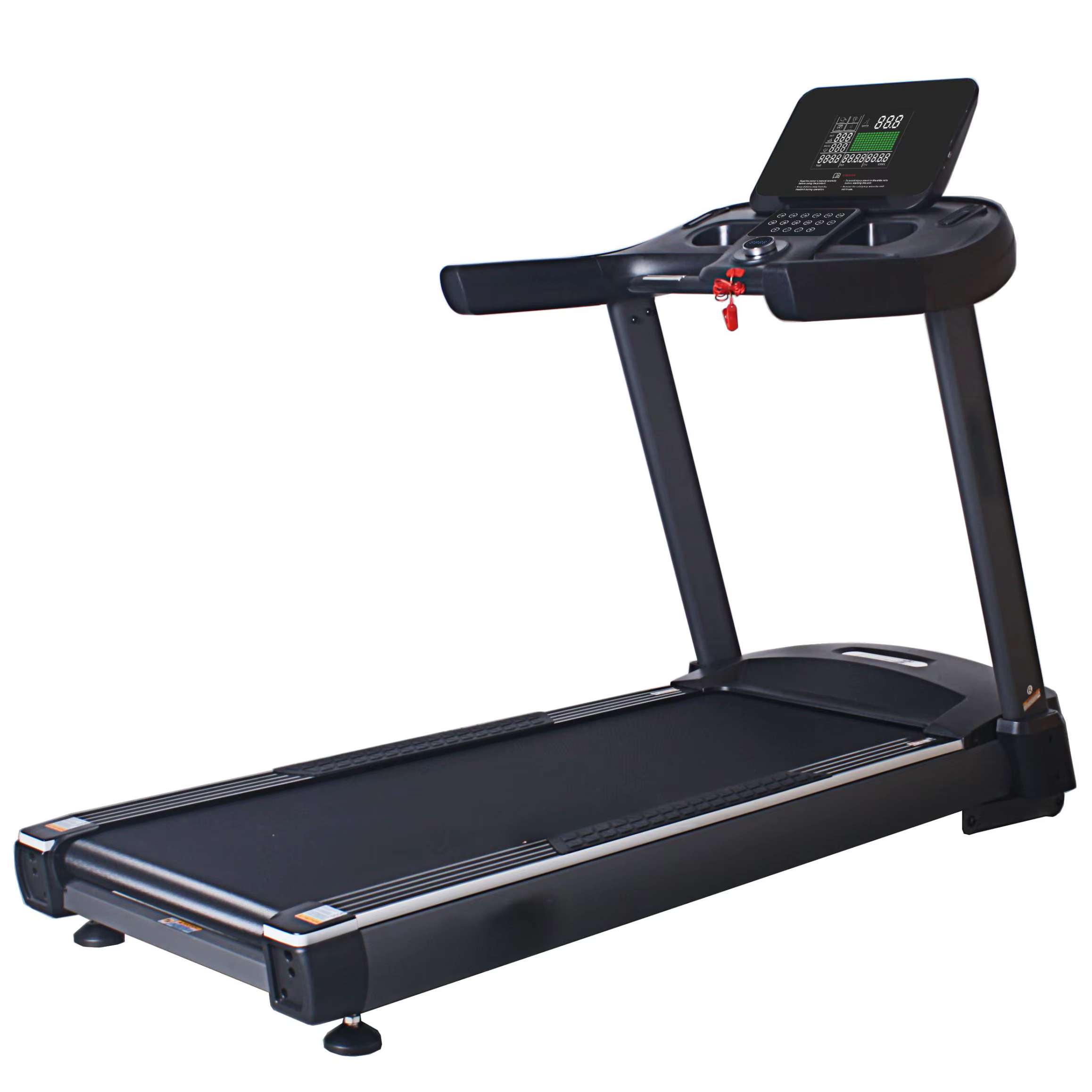 Gymbopro Cushioned and Quiet Treadmill Electric Running Machine Auto Incline for Home — image 4