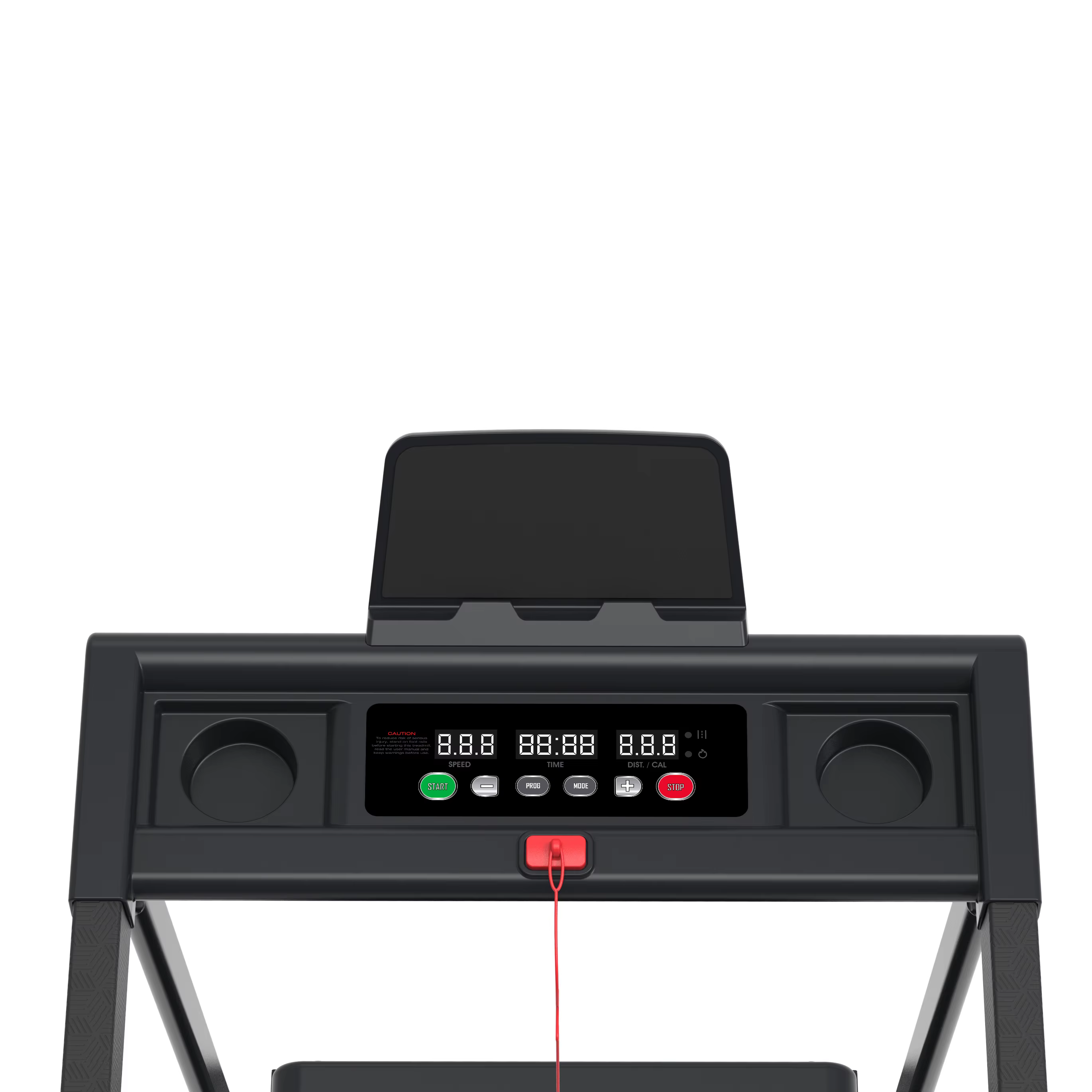 Gymbopro With Tablet Stand High Quality Wooden Foldable Treadmill for Home — image 2