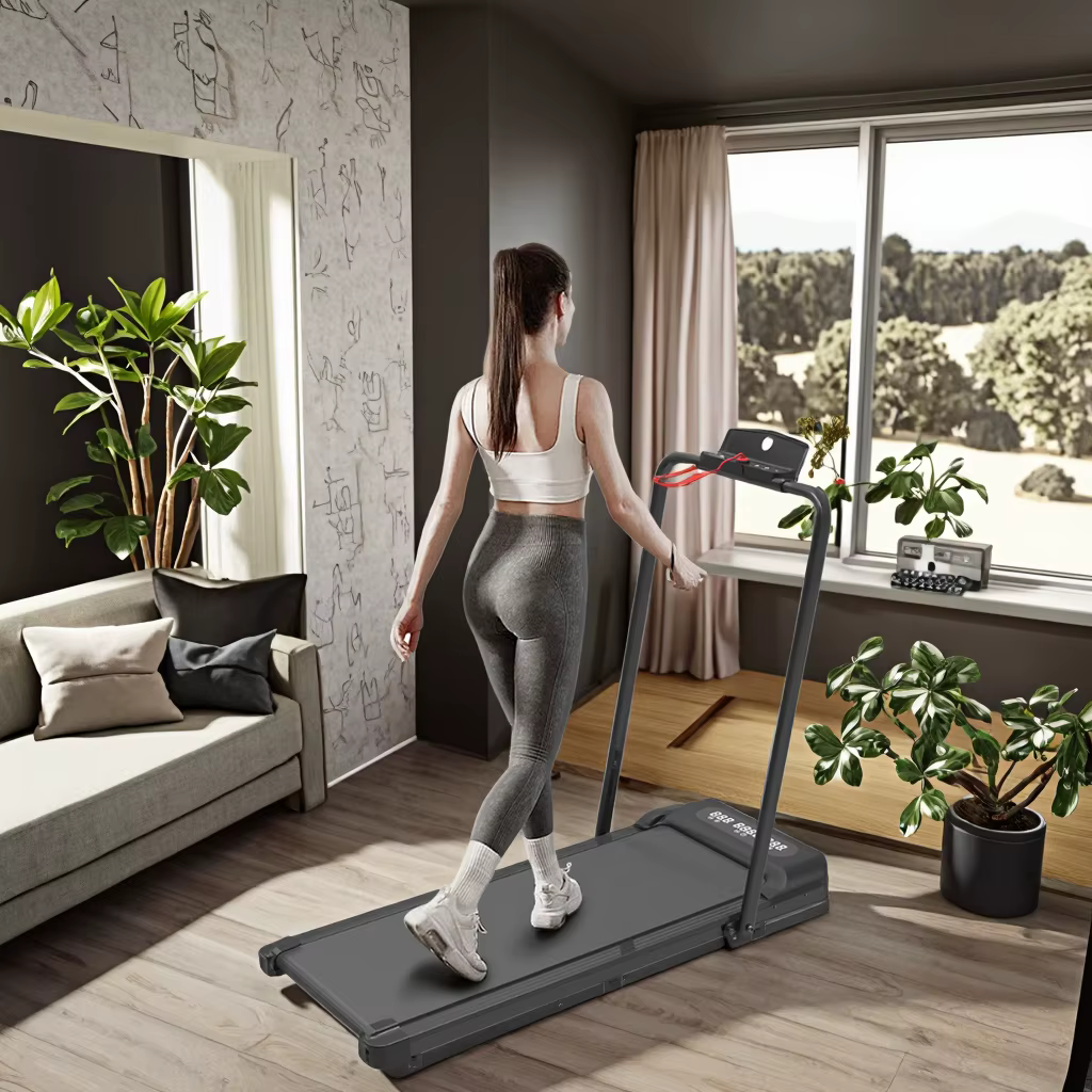 Compact Under-Desk Treadmill Walking Pad for Home Use and Body Building High Power Output — image 2