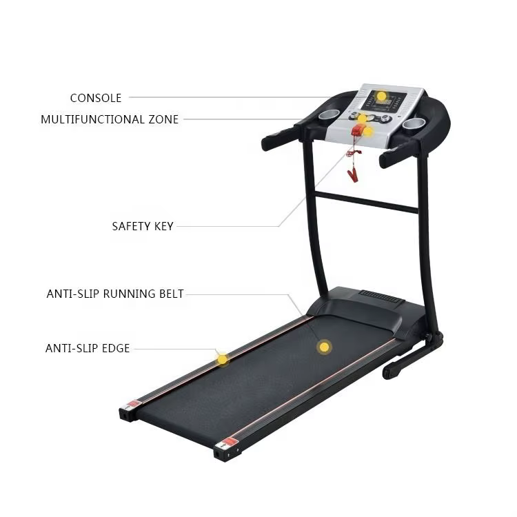 Gym Fitness Cheap Treadmill Walking Electric Running Machine Motorized Treadmill — image 2