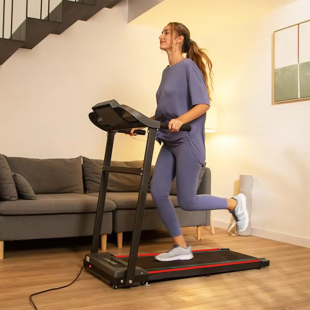 High Quality at a Favorable Price with LCD Control Panel Foldable Portable Treadmill for Home — image 2