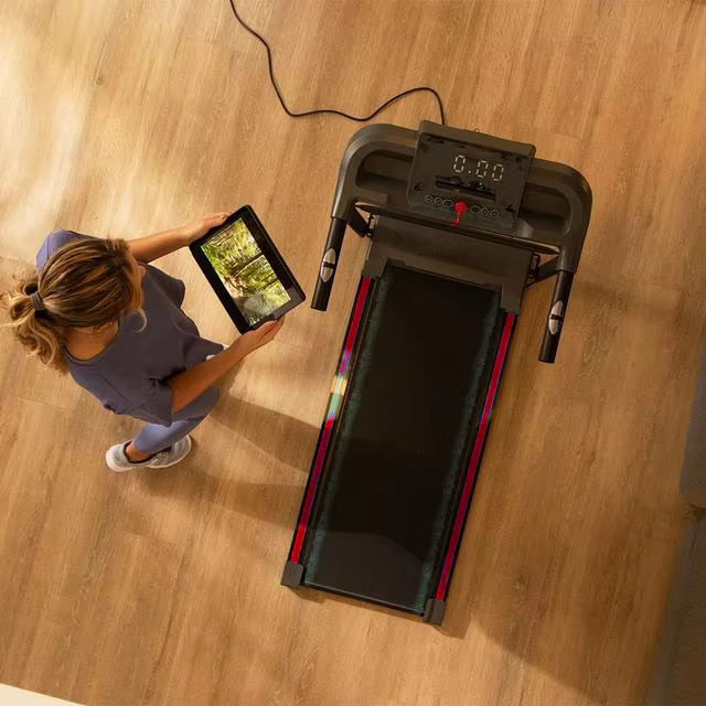High Quality at a Favorable Price with LCD Control Panel Foldable Portable Treadmill for Home — image 6