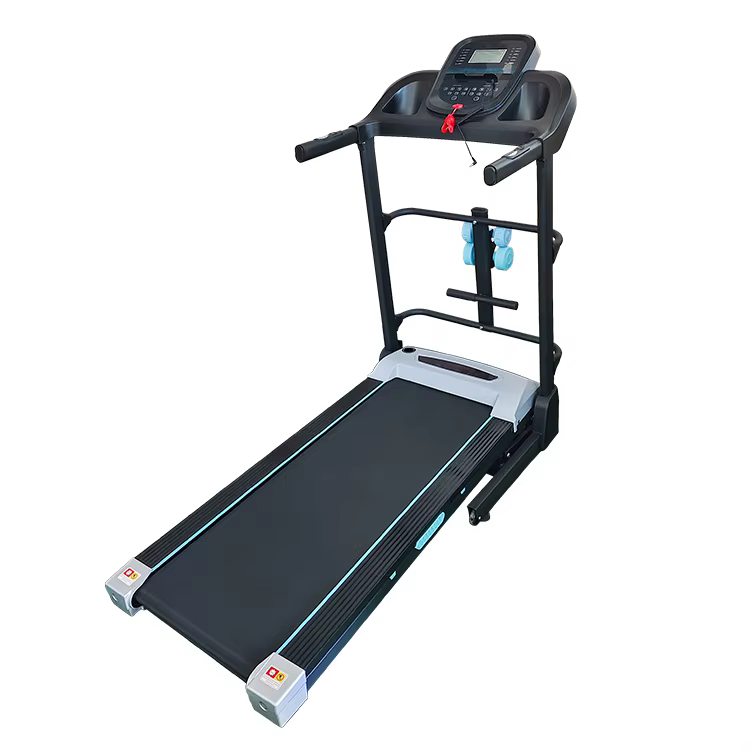 Gymbopro Multifunctional with Dumbbell Shelf Foldable Electric Incline Treadmill Professional for Home Use — image 2