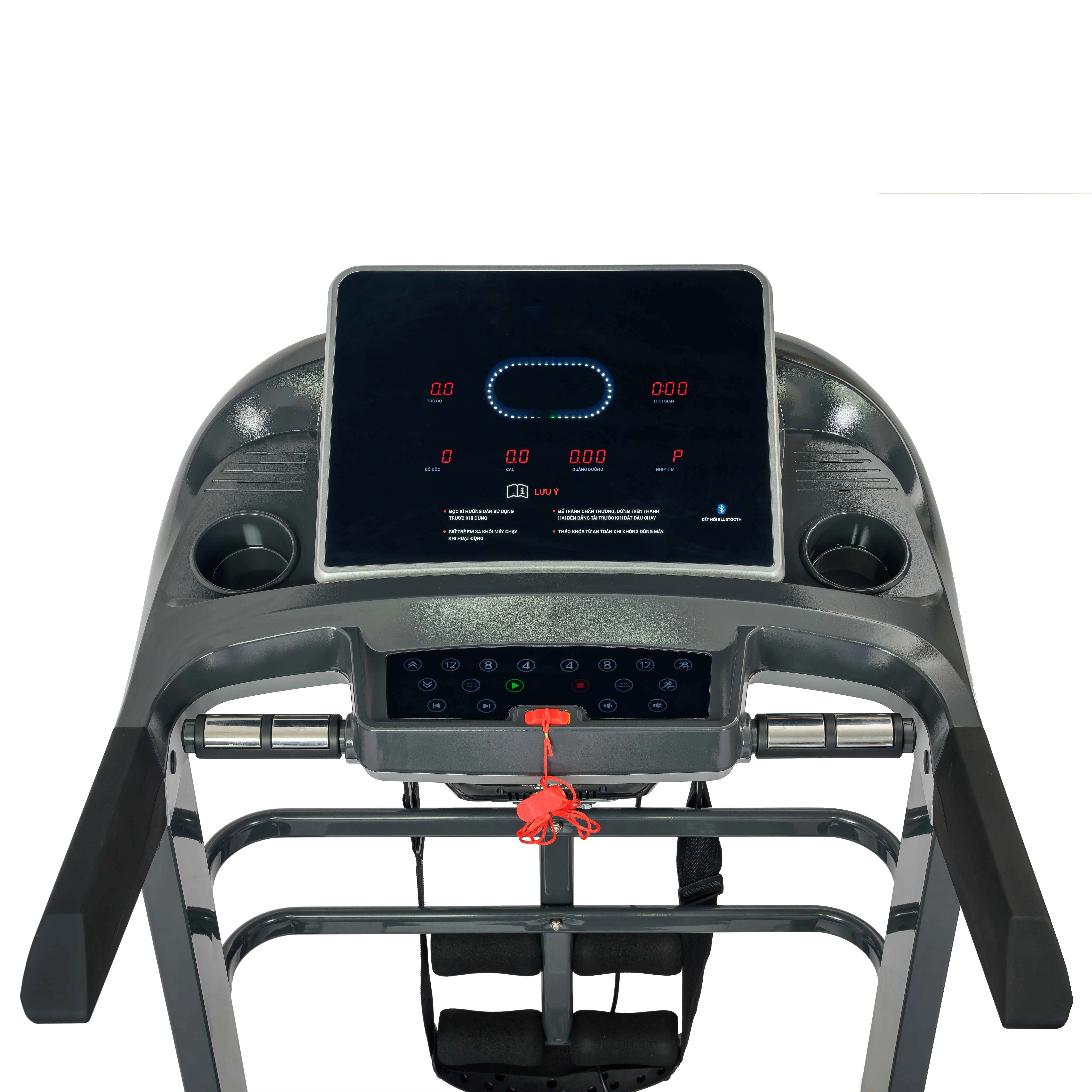 Gymbopro Comercial Motorised Treadmill Electric Auto Incline Treadmill With Massager Belt — image 4