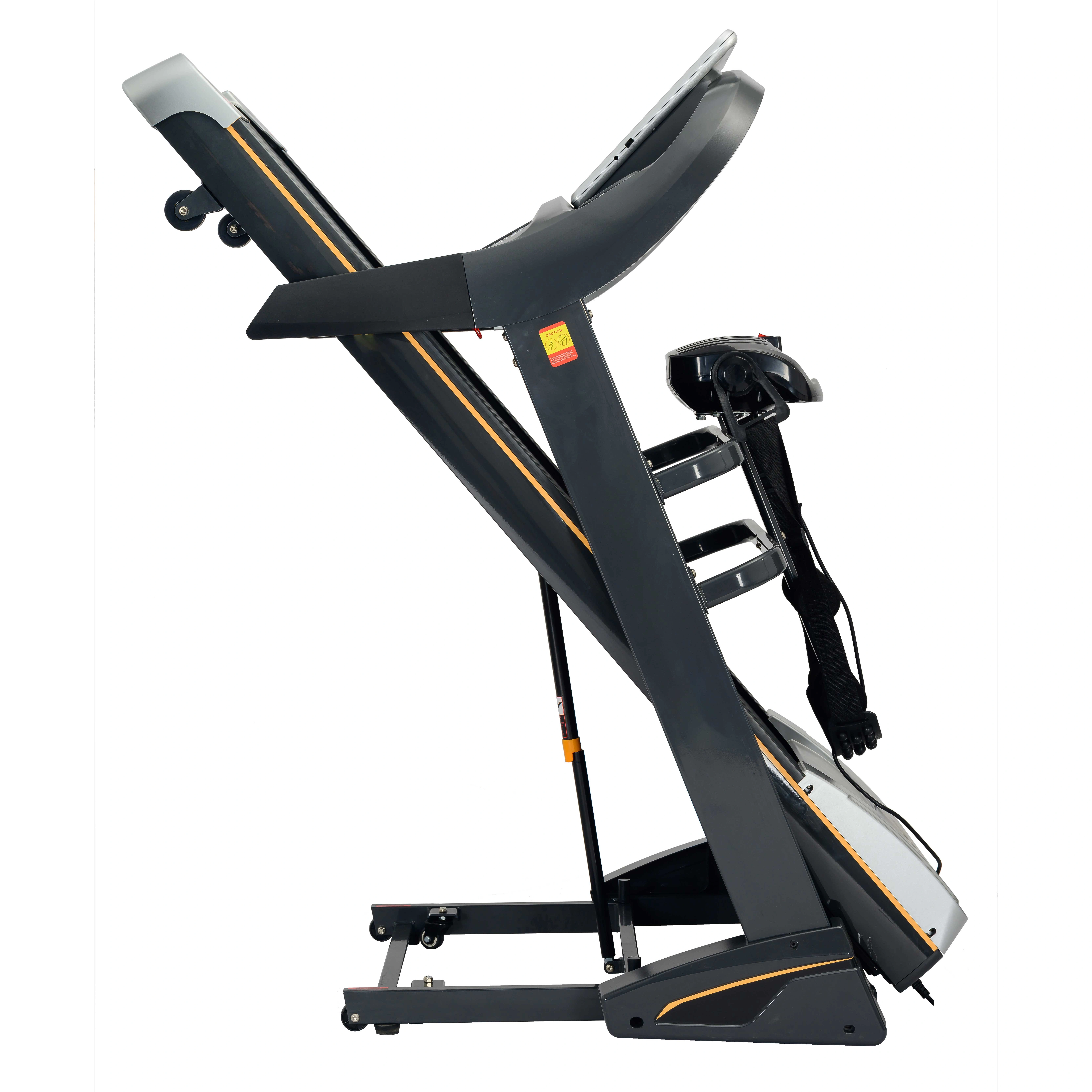Gymbopro Comercial Motorised Treadmill Electric Auto Incline Treadmill With Massager Belt — image 5