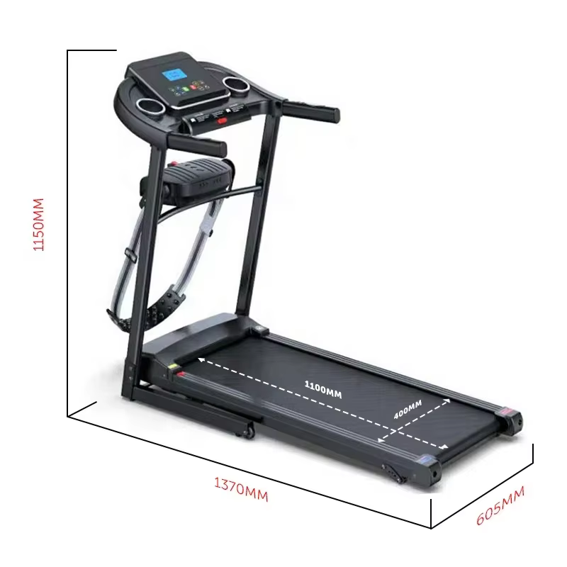 Gymbopro Wholesale Good Quality Sport Customized Treadmill Electric Treadmill Folding Running Machine — image 2