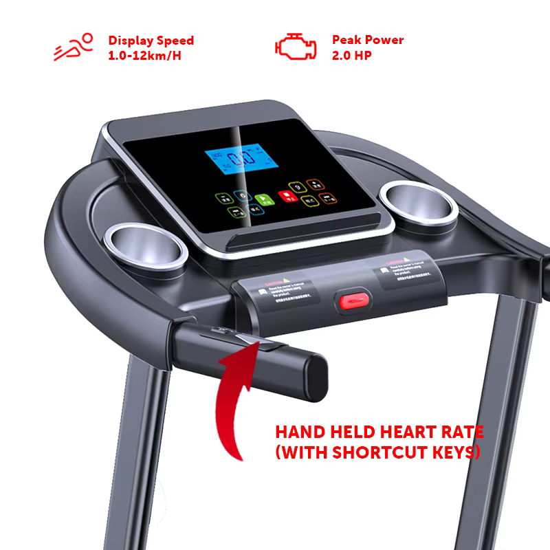 Gymbopro Wholesale Good Quality Sport Customized Treadmill Electric Treadmill Folding Running Machine — image 6
