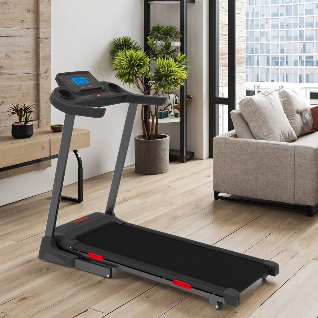 Shock-absorbing and Silent Treadmill with Incline Treadmill Foldable Electric for Home Use — image 2