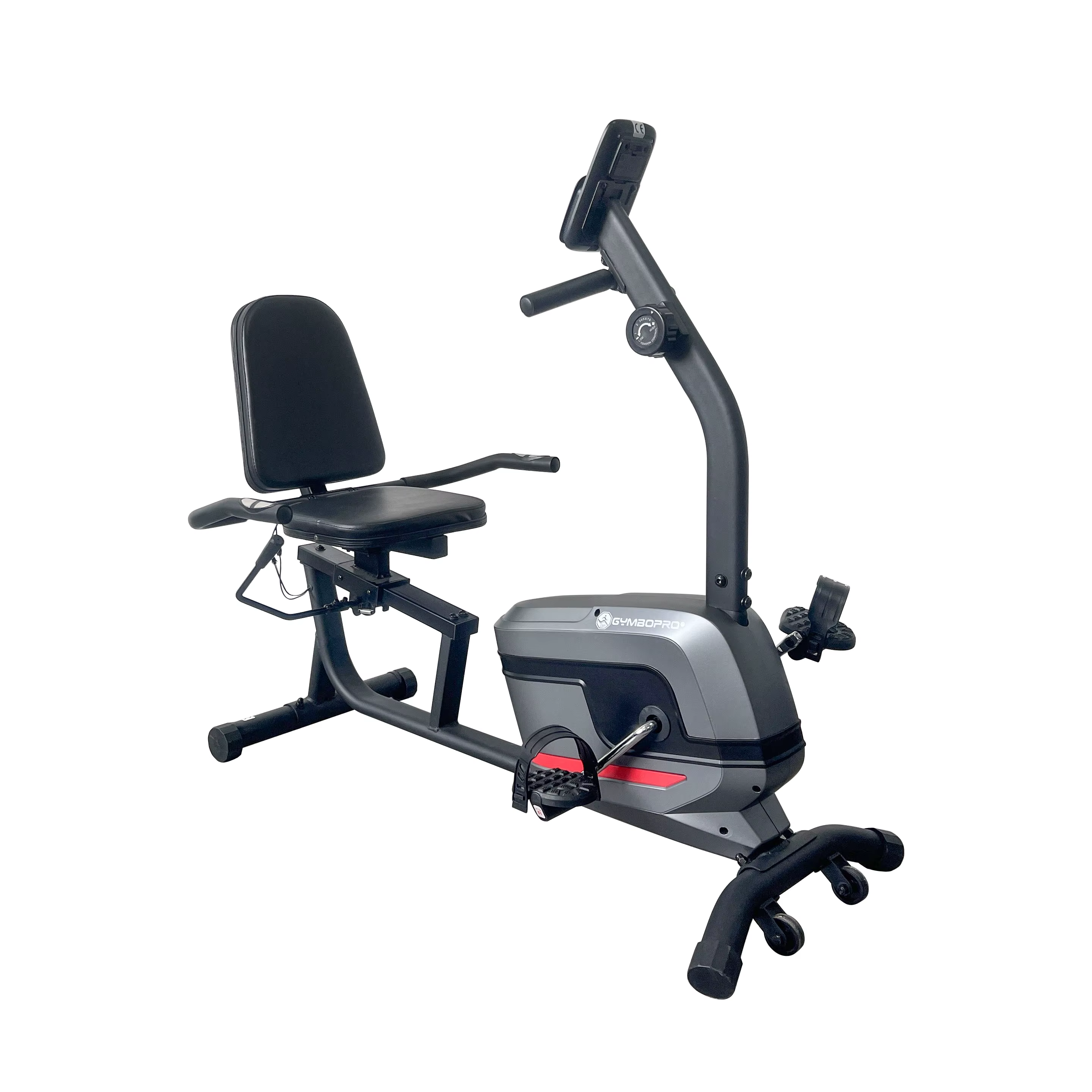 Gymbopro Multi-resistance Level with Backrest Indoor Sport Magnetic Exercise Bike — image 4