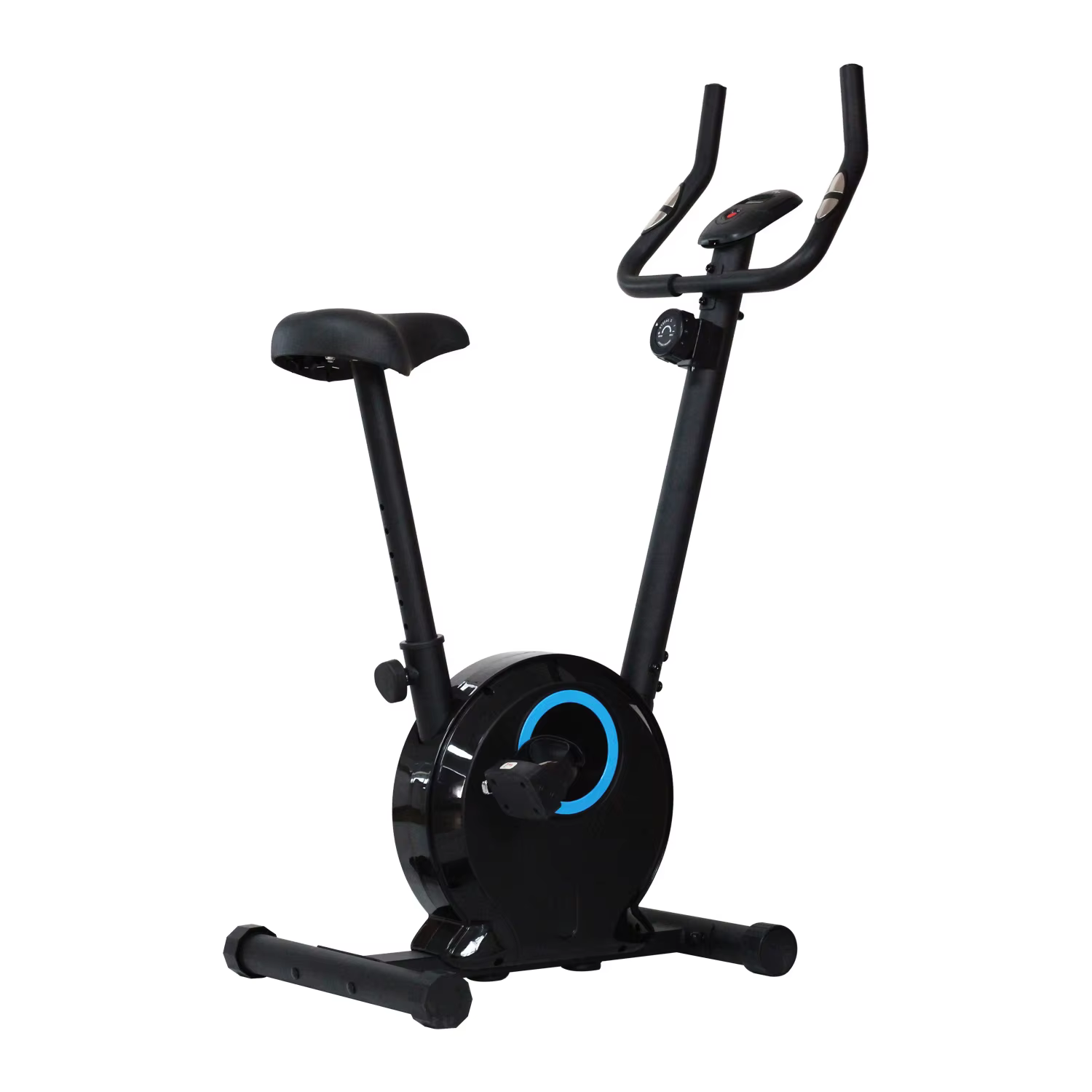 Gymbopro Adjustable Comfortable Upright Exercise Bike Magnetic Exercise Bike for Home Gym — image 2