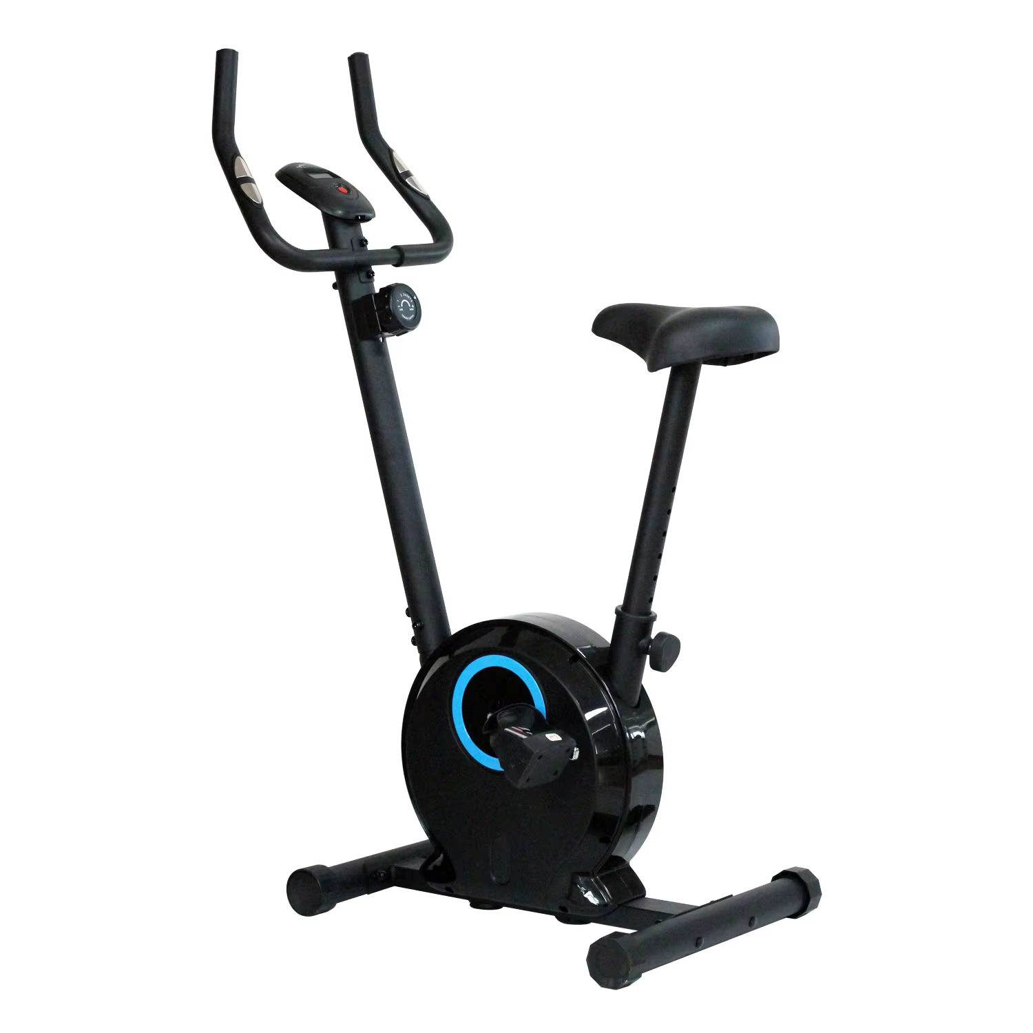 Gymbopro Adjustable Comfortable Upright Exercise Bike Magnetic Exercise Bike for Home Gym — image 4