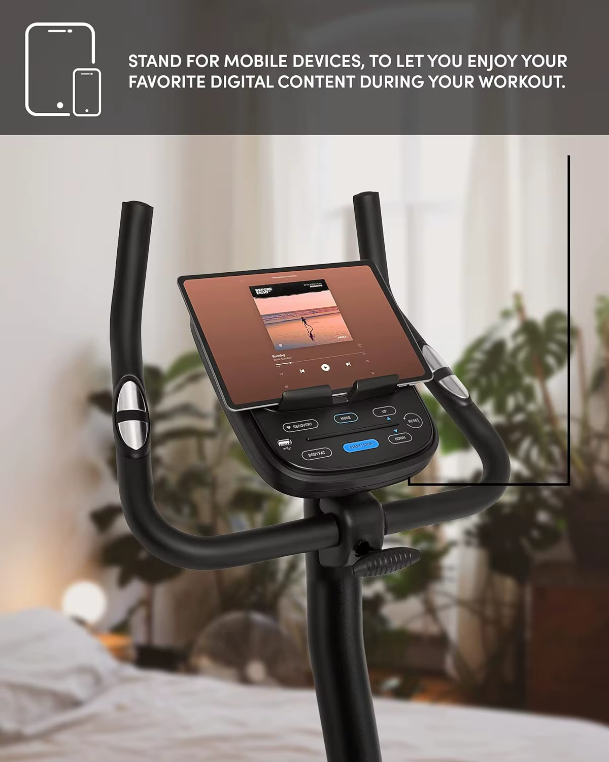 Indoor Magnetic Stationary Fitness Exercise Bike Upright Silent Sports Bike — image 2