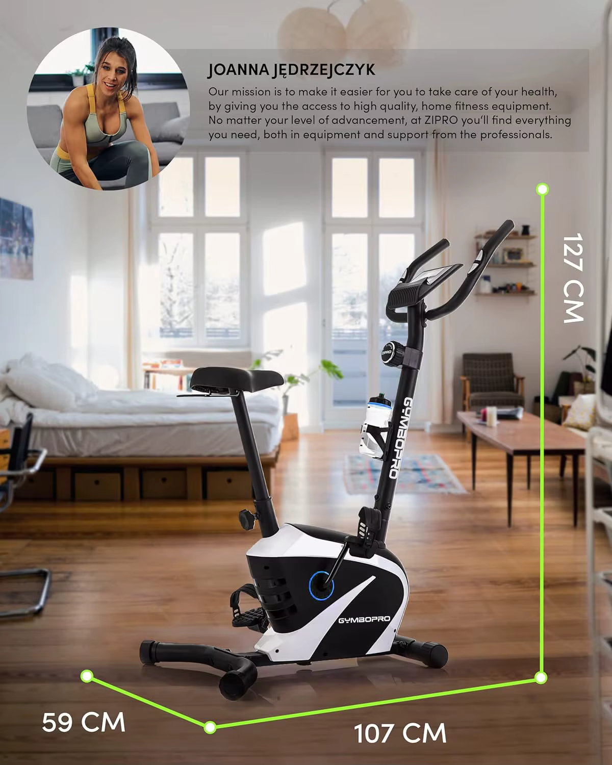Cheap Gym Equipment Fitness Exercise Bicycle Cheap Adult Bicycle Magnetic Exercise Bike With Factory Price — image 6