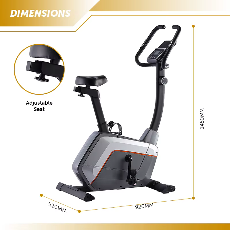 Gymbopro Steel Indoor Spinning Bike Foldable Stationary Exercise Cycle Magnetic Bicicleta for Home Workouts — image 2