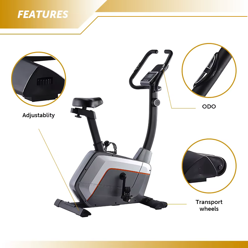 Gymbopro Steel Indoor Spinning Bike Foldable Stationary Exercise Cycle Magnetic Bicicleta for Home Workouts — image 5
