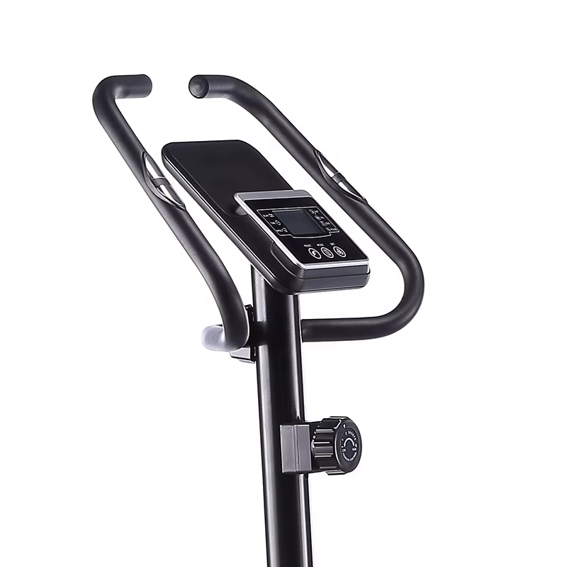 New Products Fitness Equipment Adjustable Height 8 Speed Folding Magnetic Exercise Bike — image 2