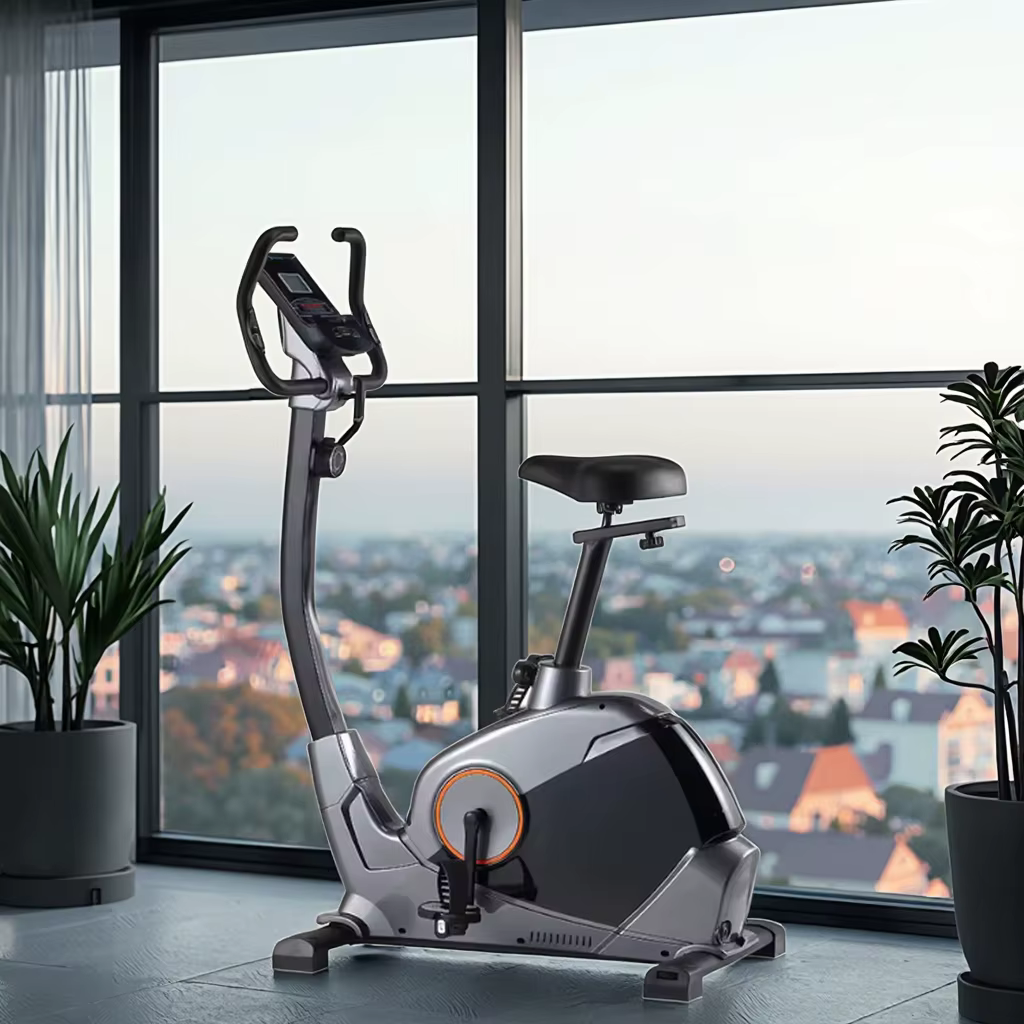 Gymbopro Adjustable Resistance Multifunction Magnetic Electric Exercise Bike for Home Gym — image 2