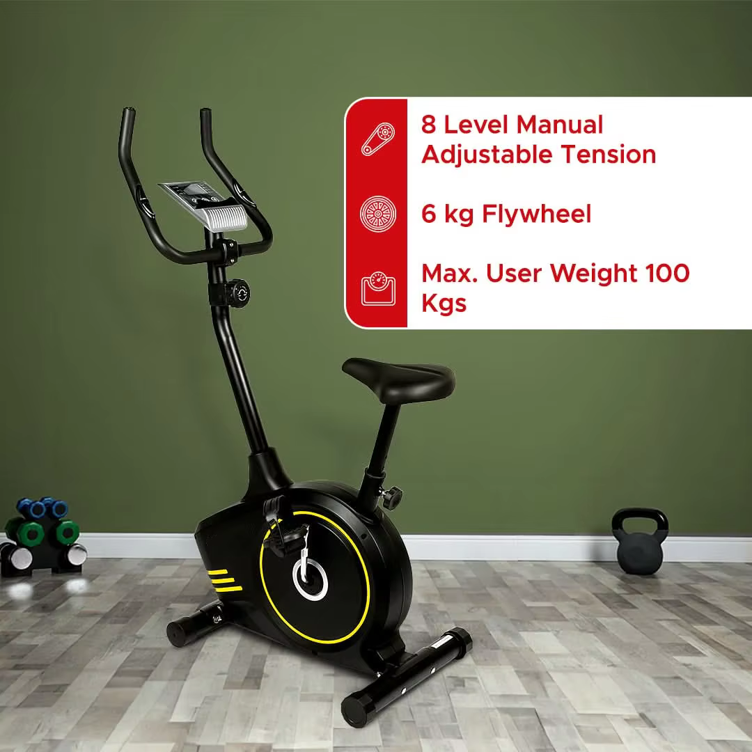 14-Program 6kg Flywheel System Bike New Design for Home Use Magnetic Cycling Training — image 4