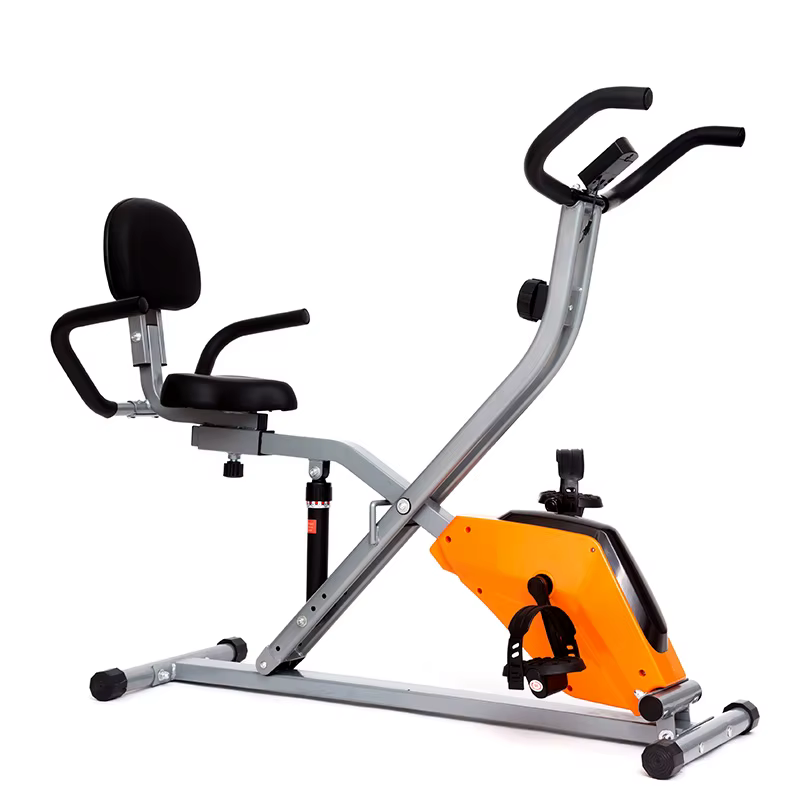 Gymbopro Factory Rower in One Magnetic Resistance Recumbent Rowing Cycle V Exercise Bike Machine for Sale — image 2