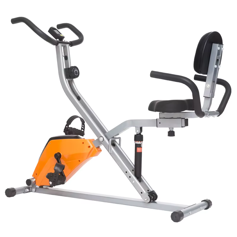 Gymbopro Factory Rower in One Magnetic Resistance Recumbent Rowing Cycle V Exercise Bike Machine for Sale — image 6